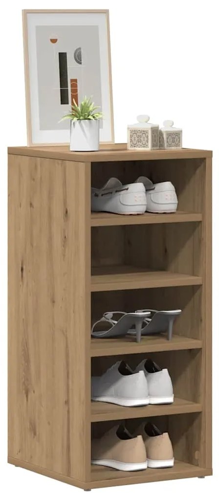 vidaXL Ντουλάπια παπουτσιών 2 τεμ Artisan Oak 32x35x70 cm
