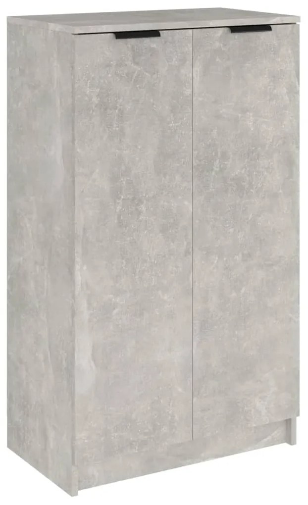 vidaXL Παπουτσοθήκη Γκρι Σκυροδέματος 59x35x100,5 εκ. Επεξεργασμένο Ξύλο
