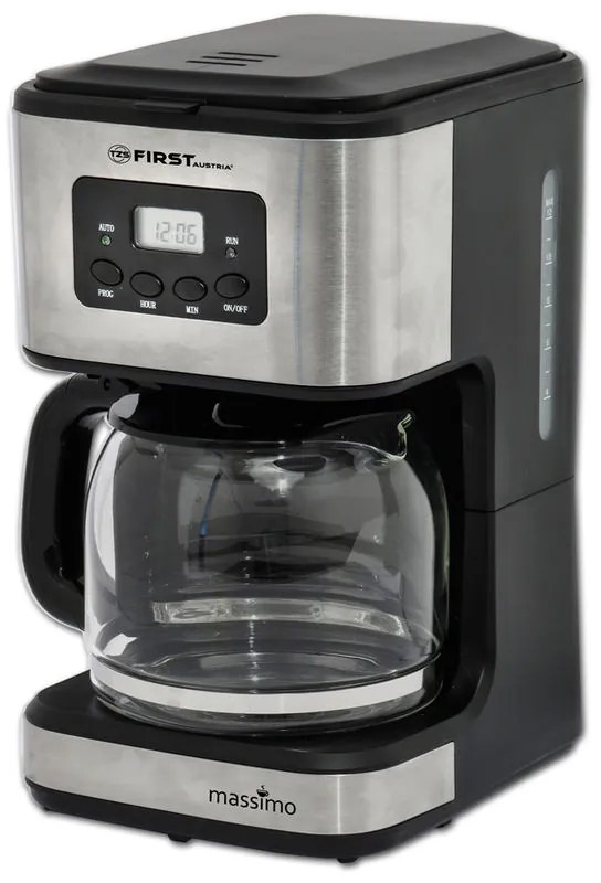 Προγραμματιζομενη Καφετιερα 12 Ποτηριων Inox 1.5L 900W First Austria Massimo FA-5459-4