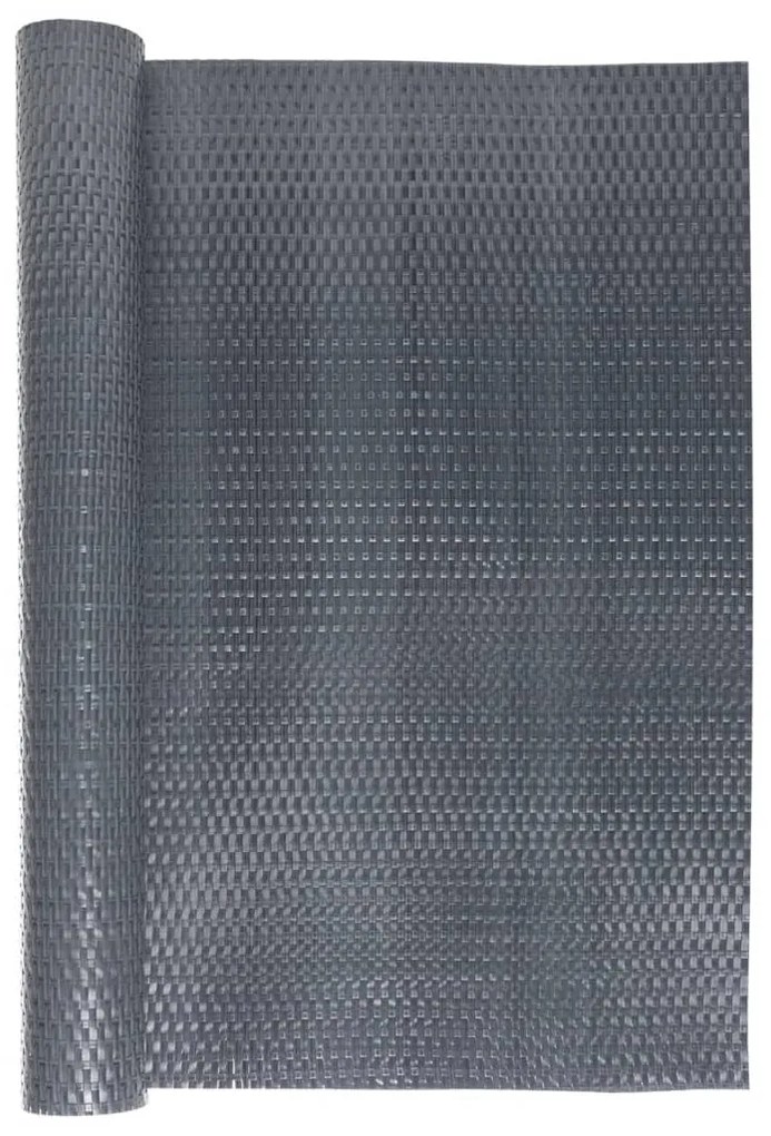 vidaXL Διαχωριστικό Βεράντας Ανθρακί 300 x 80 εκ. από Συνθετικό Ρατάν