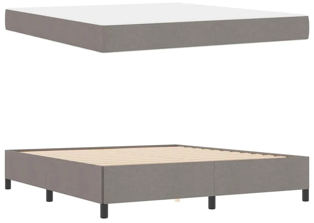 vidaXL Κρεβάτι με ελατήρια Ταουπέ 180 x 200 cm