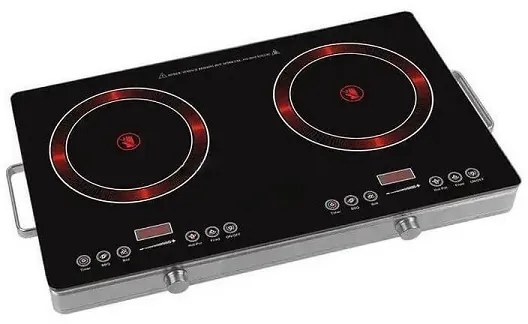 Επιτραπέζια εστία κεραμική διπλή 7000W RAF R.8050