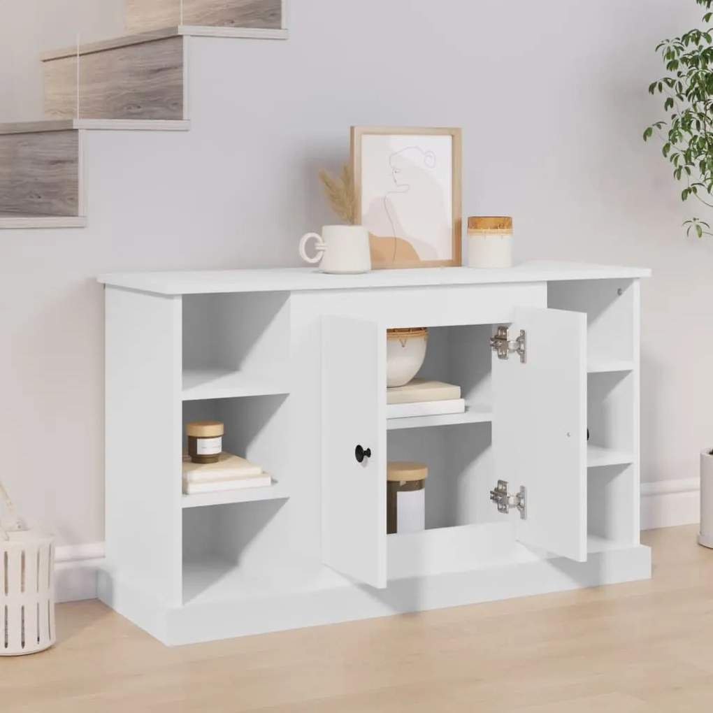 vidaXL Ντουλάπι Λευκό 100 x 35,5 x 60 εκ. από Επεξεργασμένο Ξύλο