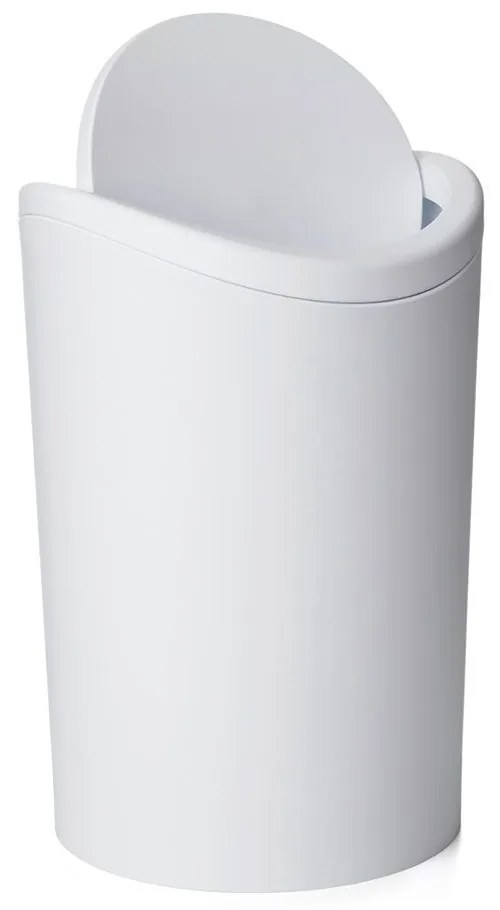 Κάδος Απορριμμάτων Swing Bin 06725.001 White Plastic