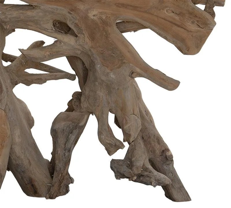 Κονσόλα Root χειροποίητη teak ξύλο φυσικό 150x40x80εκ