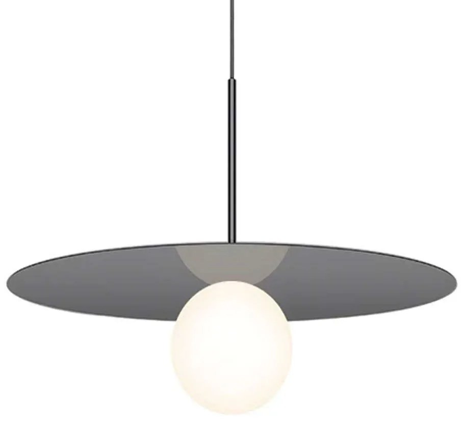 Φωτιστικό Οροφής Bola Disc 22 10681 55,9x15,2cm Dim Led 1100lm 12W Dark Grey Pablo Designs