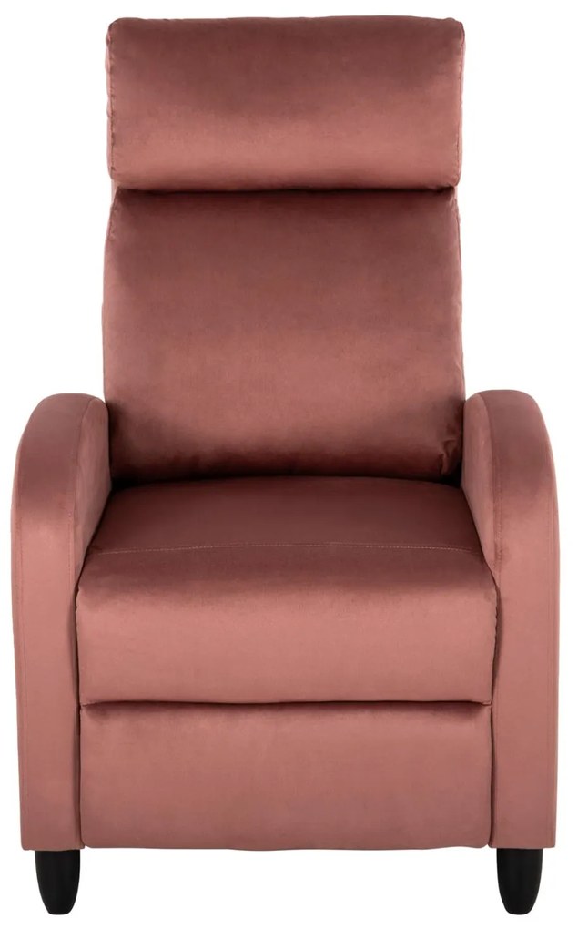 Πολυθρόνα HIBER RELAX C9782.02 Βελούδο Σάπιο Μήλο 67,5x90x104Υ εκ. 67.5x90x104 εκ.