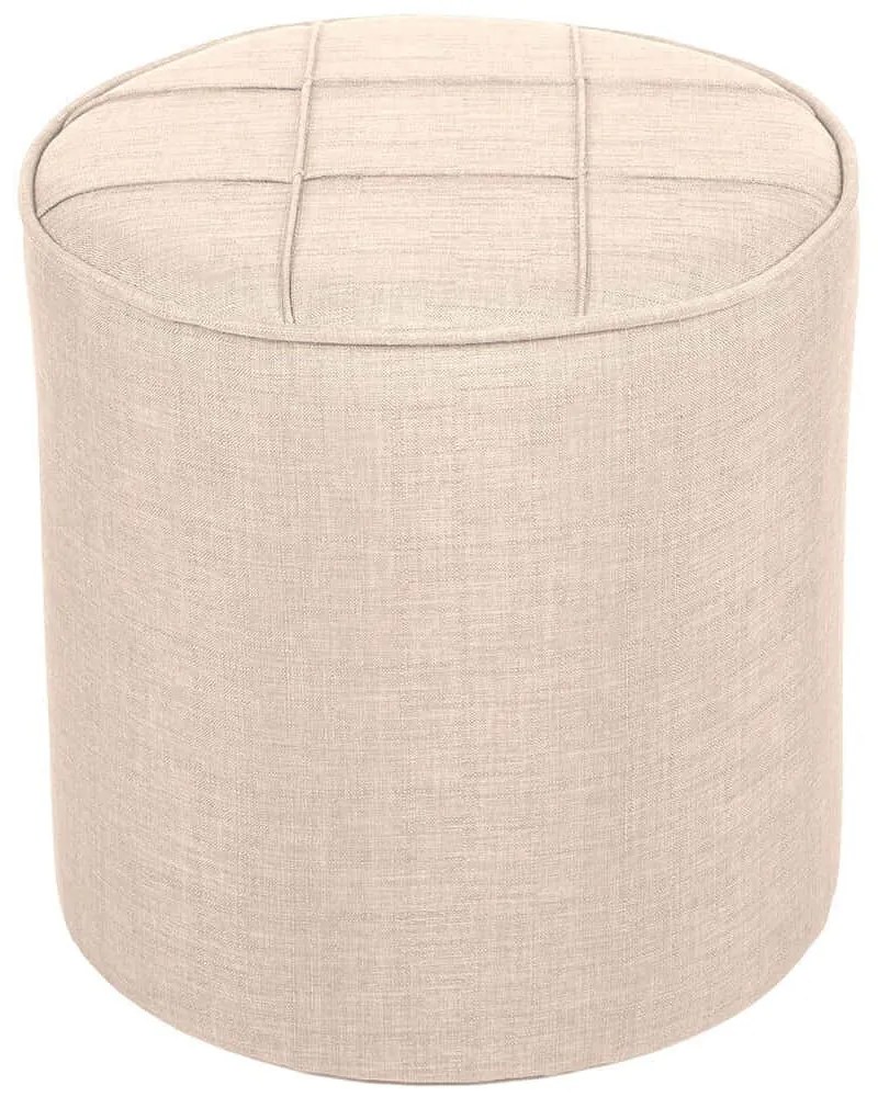 Σκαμπό Idoha 558ZEN1347 42x42x43cm Cream