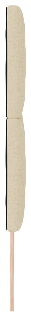 vidaXL Υφασμάτινο Κεφαλάρι Geometric με κεφαλάρι Κρεμ 180 cm ύφασμα