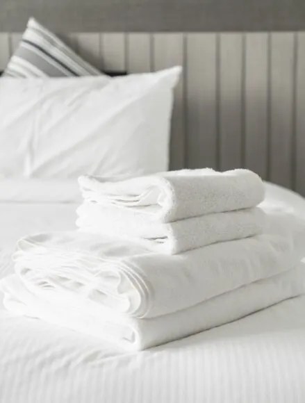 Beauty Home Μαξιλαροθήκη Ξενοδοχείου Lucid Art Ε1030 Percale CVC 80%Cot-20%Pol 52x75 Λευκό