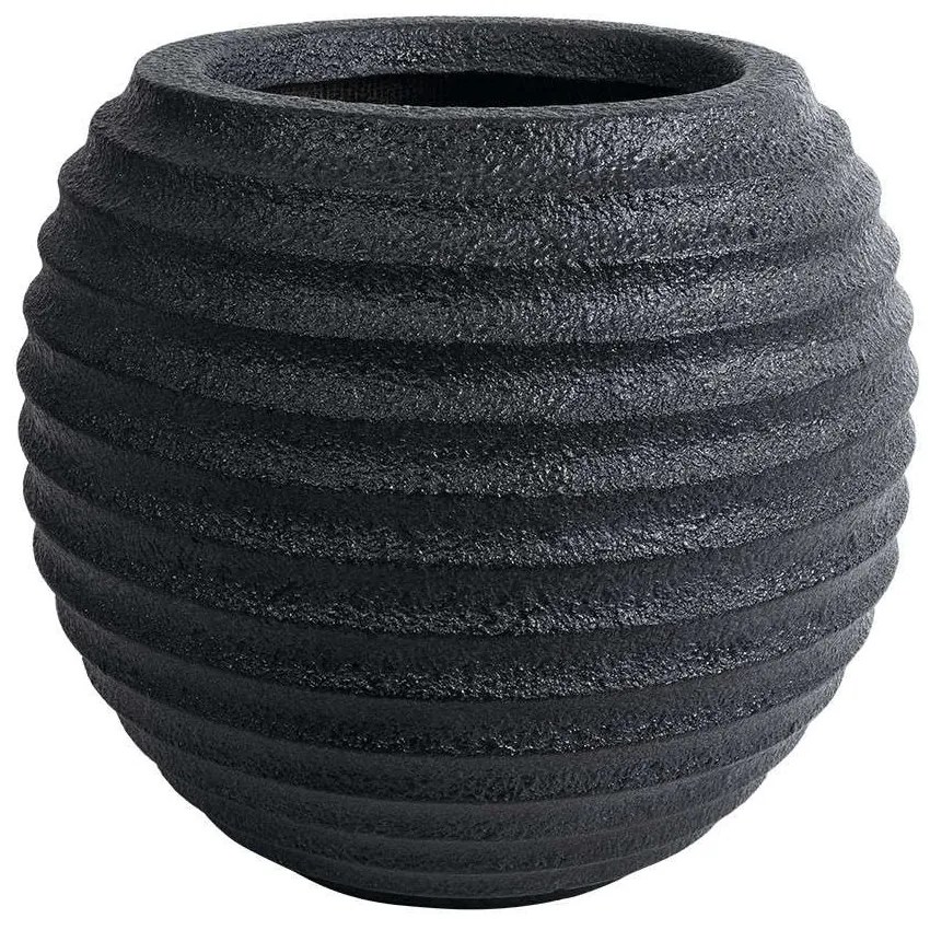Κασπώ Δαπέδου Ilaeira 20713 Φ58x53cm Black GloboStar Τσιμέντο