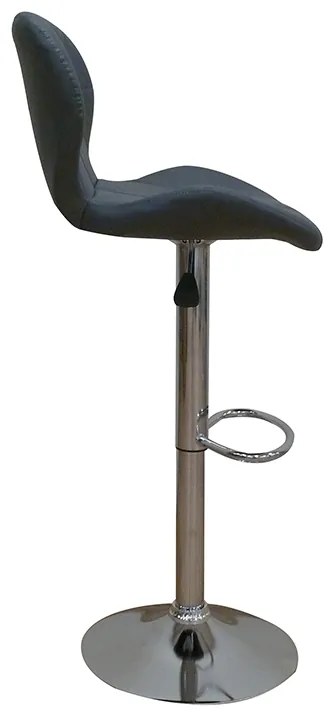 BAR91 GREY PUΣKAMΠO ΜΕ ΑΜΟΡΤΙΣΕΡ 39X39X60-81/80-101εκ. (Σετ 2 ΤΕΜ)