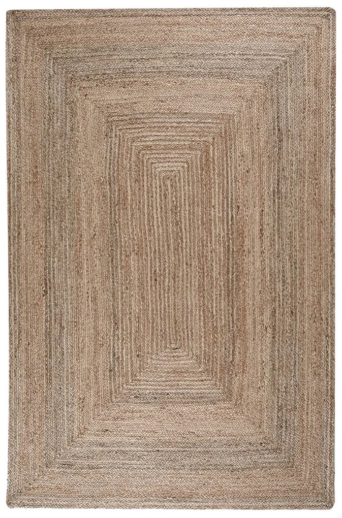 Χαλί Καλοκαιρινό (120x170) Pol Rugs &amp; Mats Jute Grey Natural