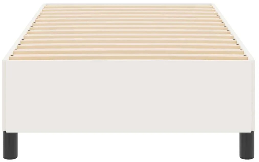 vidaXL Σκελετός Κρεβατιού Κρεμ 100 x 200 cm Βελούδο