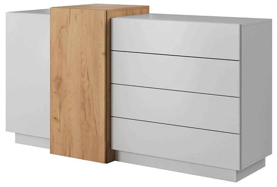 Μπουφές 3D 160x93,4x45cm White Μοριοσανίδα