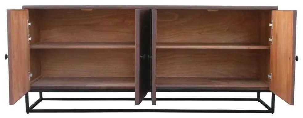 Σκευοθήκη DKD Home Decor Σκούρο καφέ Ξύλο 177 x 38 x 75 cm