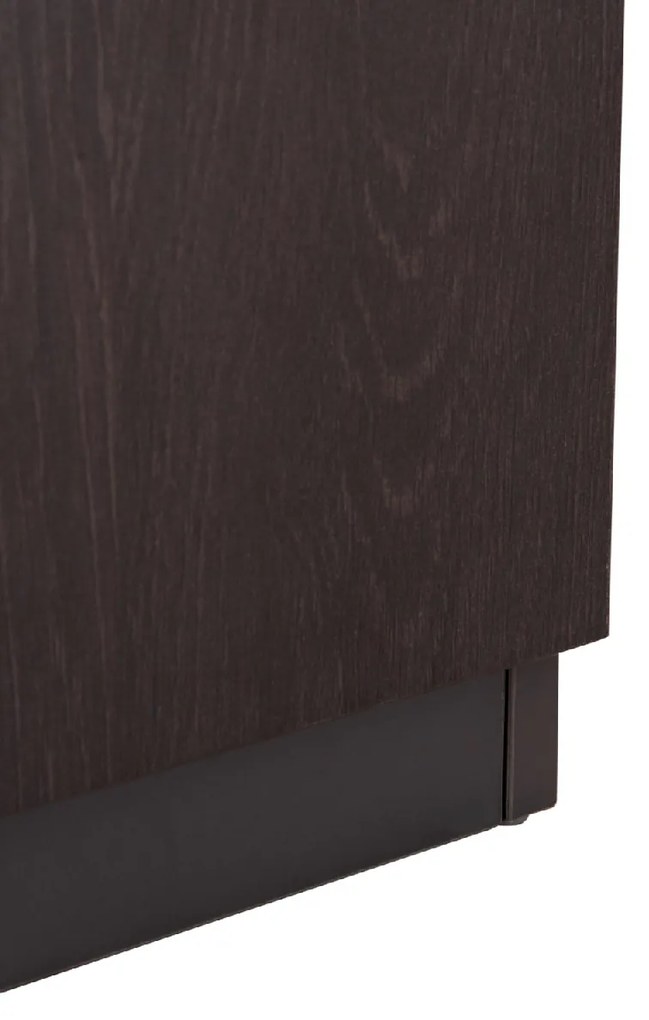 ΒΙΒΛΙΟΘΗΚΗ ΓΡΑΦΕΙΟΥ ΕΠΑΓΓΕΛΜΑΤΙΚΗ ROSEWOOD HM2089 ΜΕΛΑΜΙΝΗ ΓΚΡΙ-WENGE 80Χ40Χ200Υεκ.