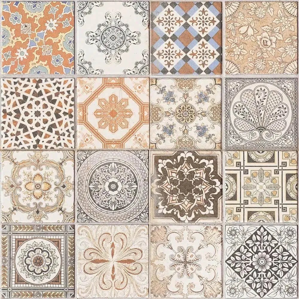 Διακοσμητικά πλακάκια τοίχου Orange Azulejos