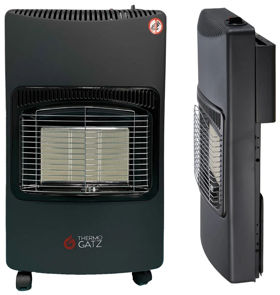 THERMOGATZ   Θερμάστρα Υγραερίου TG-FLD-4.2KW BLACK   02.204.069