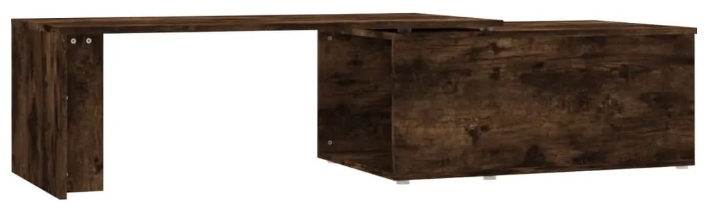 vidaXL Τραπεζάκι Σαλονιού Καπνιστή Δρυς 150x50x35 εκ. Επεξεργ. Ξύλο