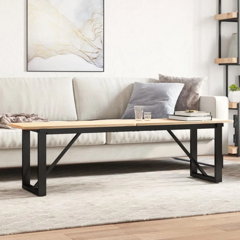 Πόδια Τραπεζιού Σαλονιού σε Σχήμα «Ο» 140x30x43 εκ. Ατσάλι 357878