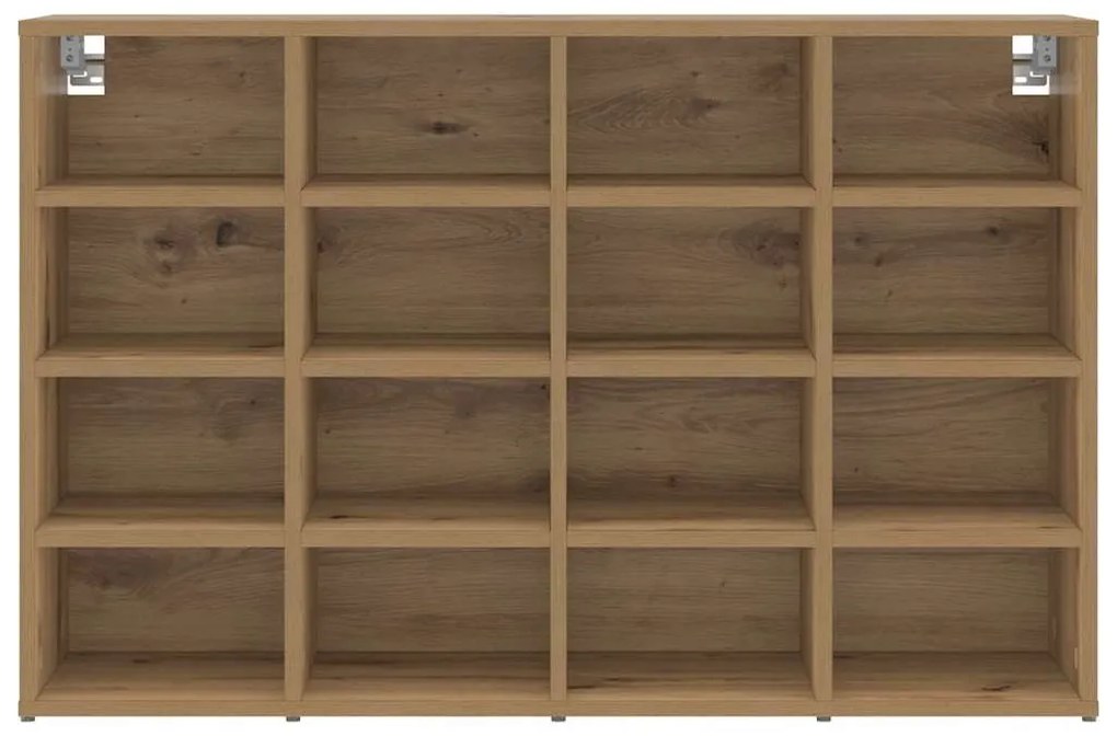 vidaXL Παπουτσοθήκη artisan δρυς 103 x 30 x 67 εκ. Επεξεργασμένο ξύλο