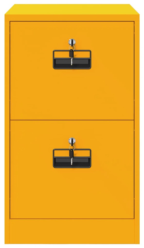 vidaXL Ντουλάπα Αρχείων με συρτάρι Χαμομηλί κίτρινο 44 x 50 x 106.5 εκ