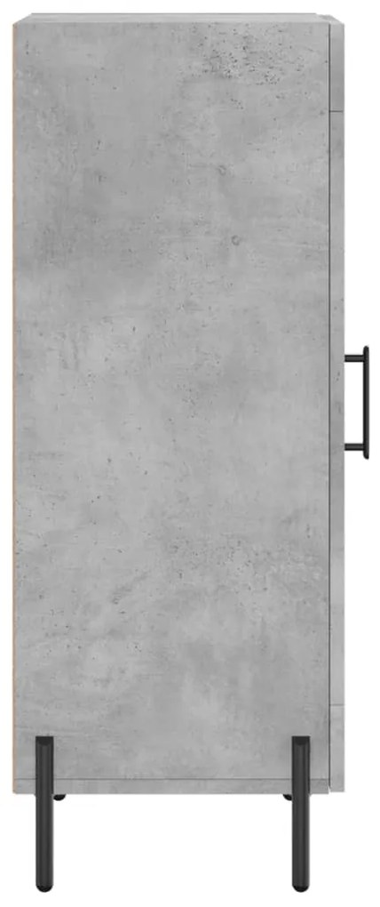 vidaXL Ντουλάπι Γκρι Σκυροδέματος 34,5x34x90 εκ. Επεξεργασμένο Ξύλο