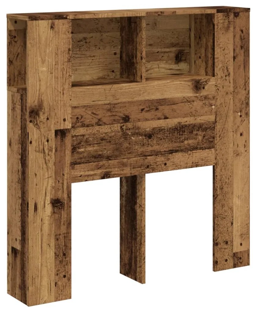 vidaXL Κεφαλάρι Με Αποθηκευτικό Χώρο 100x19x104,5 εκ. Επεξ. Ξύλο
