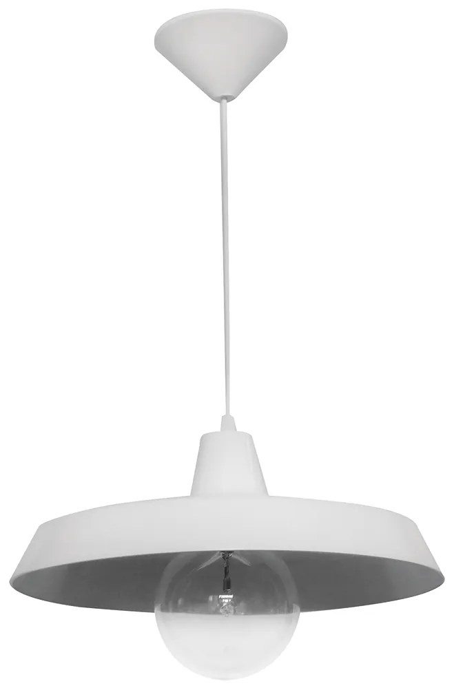 Φωτιστικό Οροφής Μονόφωτο Heronia Us-Gas 31-0097 White