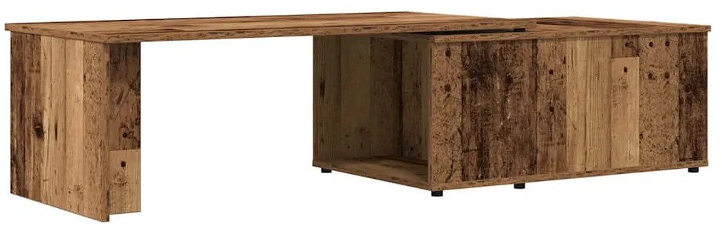 vidaXL Τραπεζάκι Σαλονιού Παλιό ξύλο 150 x 50 x 35 εκ. από Μοριοσανίδα