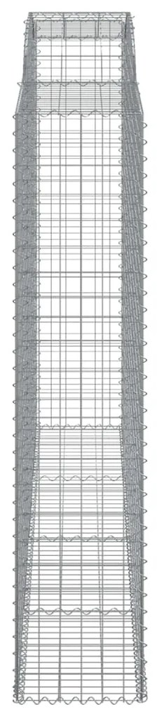 vidaXL Συρματοκιβώτια Τοξωτά 10 τεμ. 300x50x220/240 εκ. Γαλβαν. Σίδερο