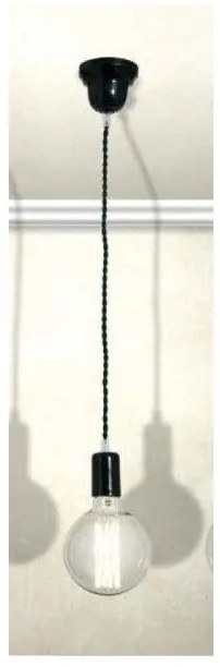 Φωτιστικό κρεμαστό CORDS υφασμάτινο πάχους 7 χιλ Homelighting-77-2290-Πράσινο 77-2290
