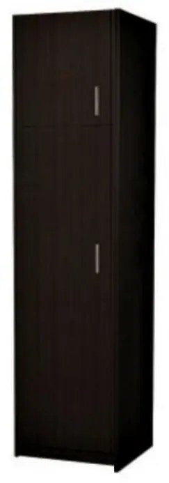 SARFURNITURE Μονόφυλλη ντουλάπα με πατάρι βέγγε SAR-111918