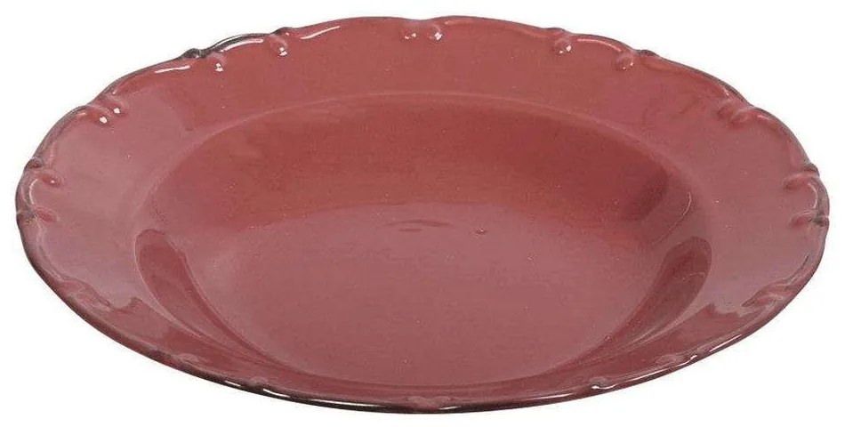 Πιάτο Βαθύ Liana TLX104K6 Φ23cm Red-Brown Espiel Porcelain