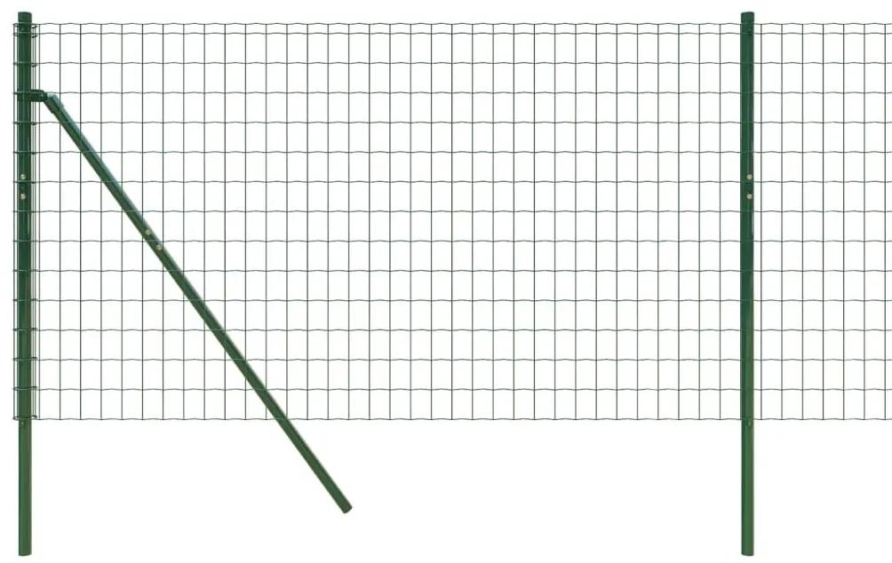 Συρματόπλεγμα Περίφραξης Πράσινο 1,1x10 μ. Γαλβανισμένο Ατσάλι - Πράσινο