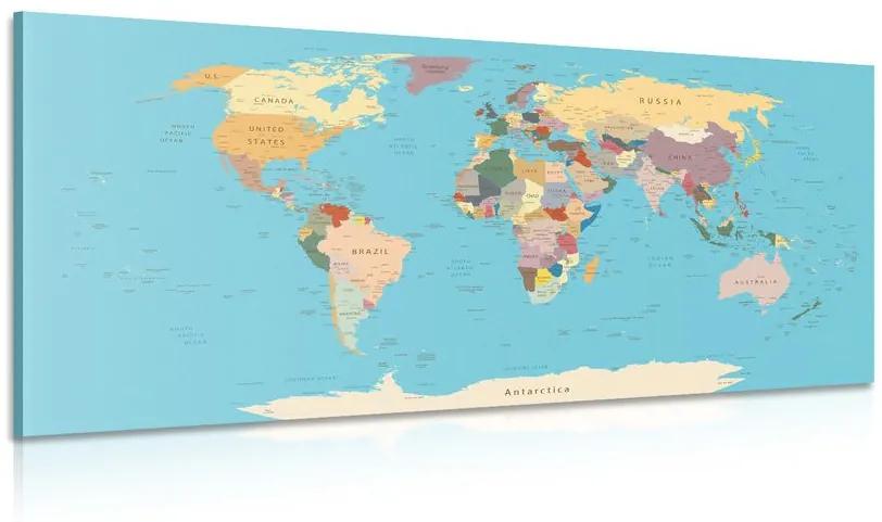 Εικόνα παγκόσμιο χάρτη με ονόματα