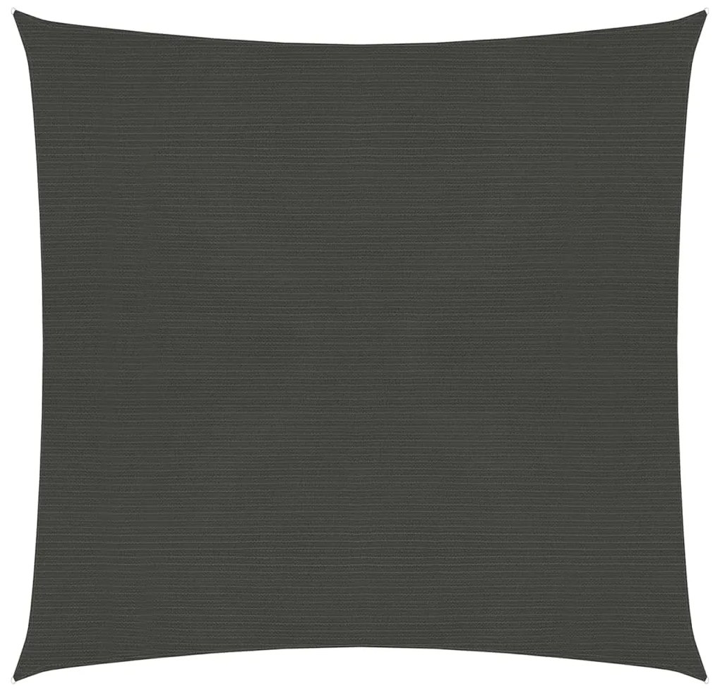 vidaXL Πανί Σκίασης Ανθρακί 7 x 7 μ. από HDPE 160 γρ./μ²