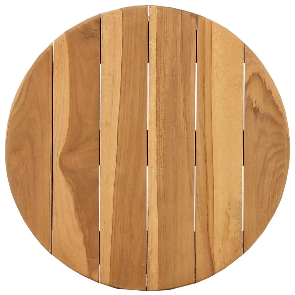 vidaXL Τραπέζι Κήπου Ø40x41 εκ. Μασίφ ξύλο teak
