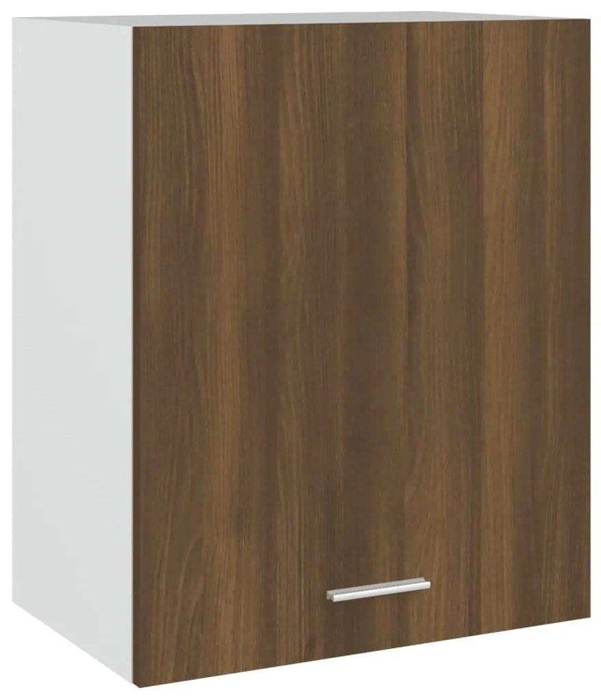 vidaXL Κρεμαστό Ντουλάπι "Lyon" Καφέ Δρυς 50x31x60 εκ. από Τεχνητό Ξύλο