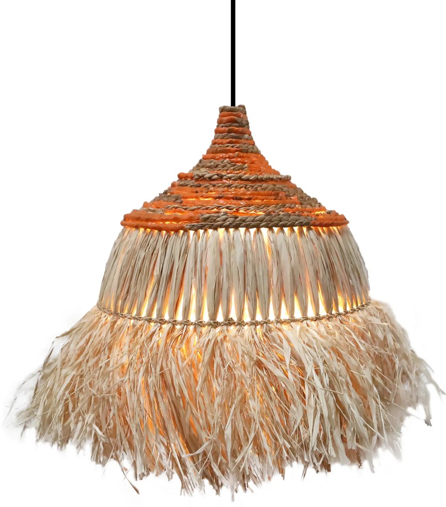 ΦΩΤΙΣΤΙΚΟ ΟΡΟΦΗΣ SIFO HM4714 ΚΑΠΕΛΟ ΙΝΕΣ SISAL & ΜΠΑΝΑΝΑΣ-ΦΥΣΙΚΟ & MIX Φ35x45Υεκ.