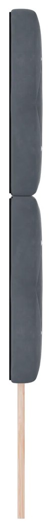 vidaXL Κεφαλάρι Γκρι 80 cm Βελούδο