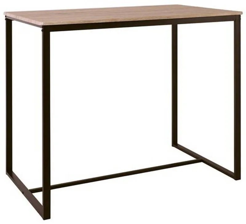 Τραπέζι Μπαρ Henry Dark Brown/Sonoma ΕΜ9795,1Τ 100x60x86cm Melamine, Metal