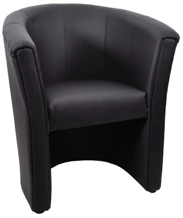 Πολυθρόνα F3 Lotos Fylliana Μαύρη Δερματίνη 75x60x80 εκ. 75x60x80 εκ.