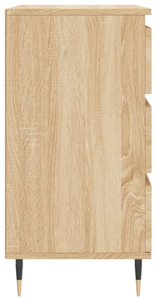 vidaXL Συρταριέρα Sonoma Δρυς 60x35x70 εκ. Επεξεργασμένο Ξύλο