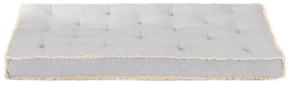 vidaXL Μαξιλάρι Καναπέ Παλέτας Γκρι 120 x 80 x 10 εκ.