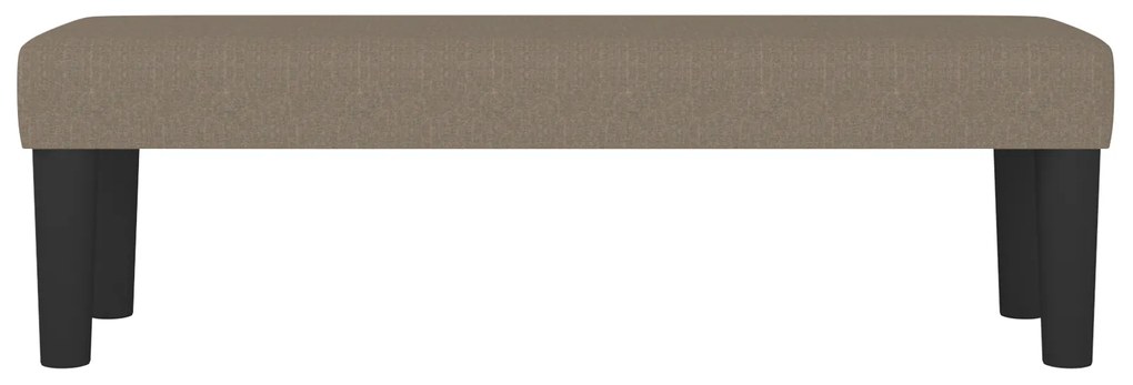 vidaXL Πάγκος Taupe 100x30x30 εκ. Υφασμάτινος