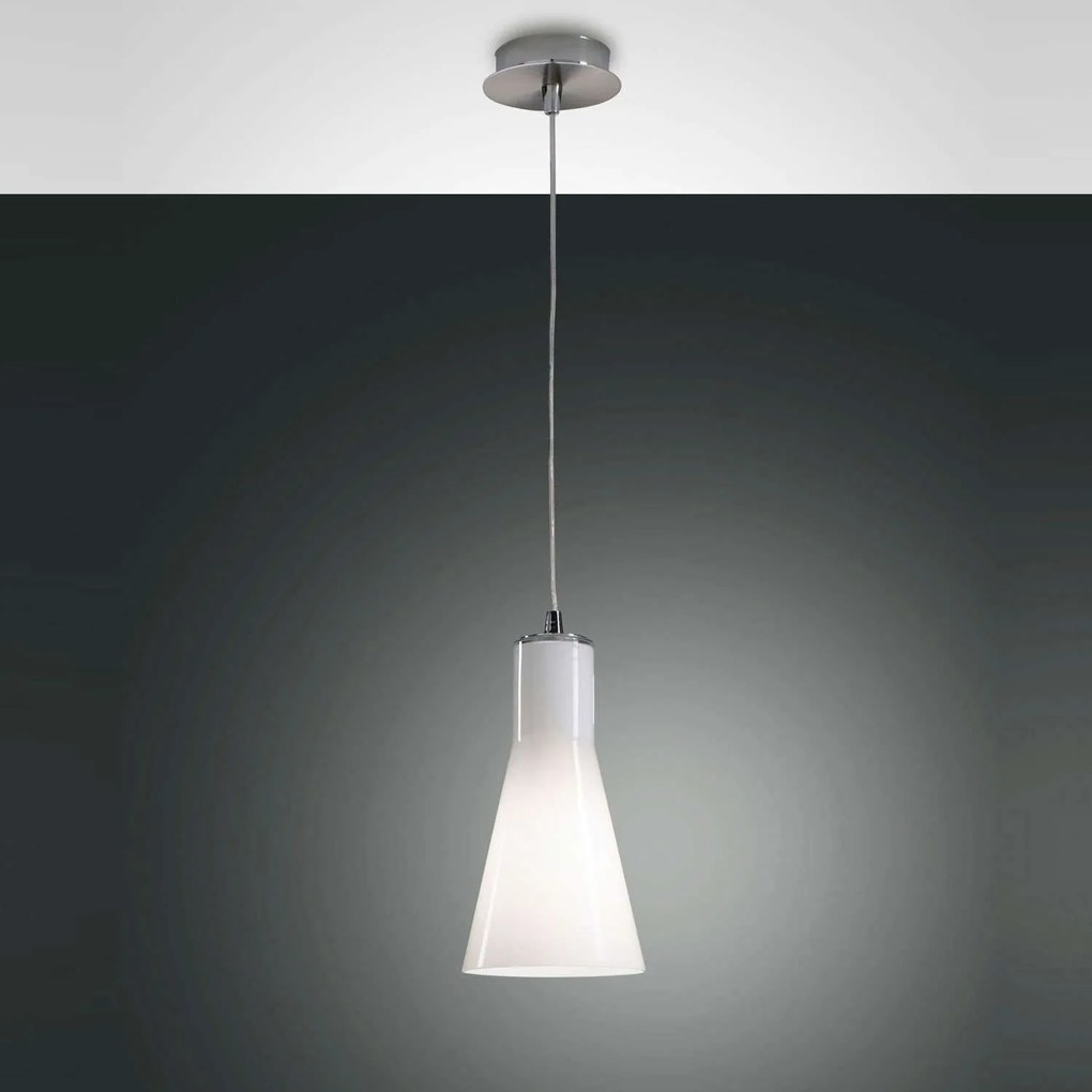 Φωτιστικό Οροφής Diana 2753-40-138 Chromium Fabas Luce Μέταλλο,Γυαλί