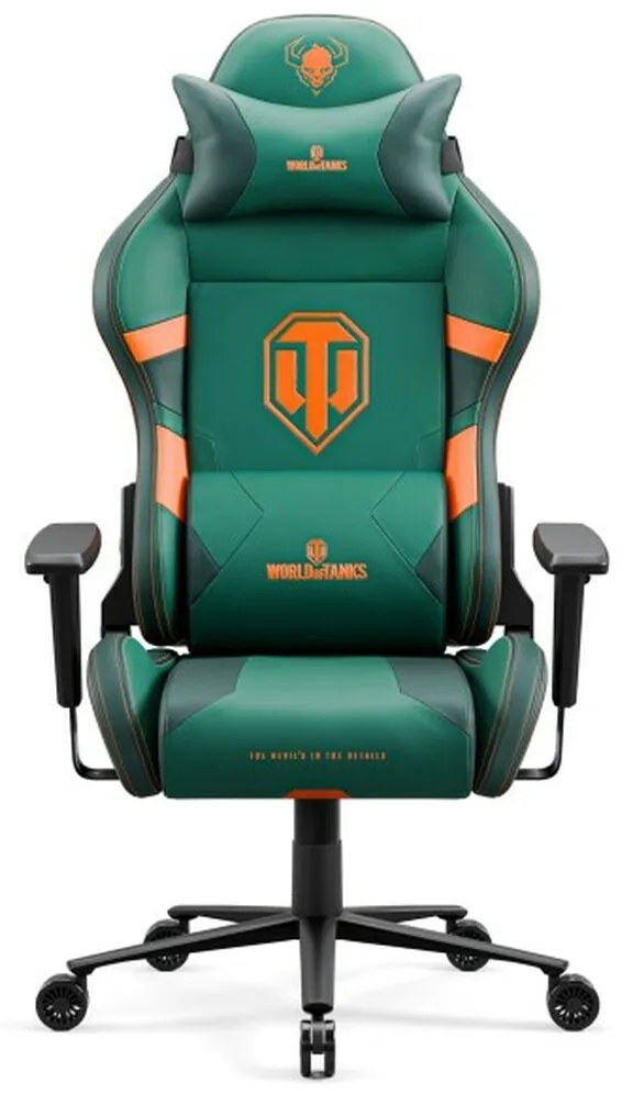 Καρέκλα Παιχνιδιού Diablo Chairs Diablo X-One 2.0 World of Tanks Μπλε Πράσινο