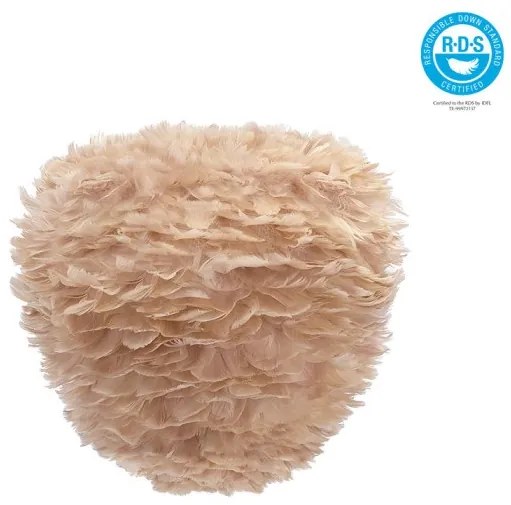 Καπέλο Φωτιστικού 1xE27 Φτερά Χήνας Φ40cm Eos Evia Umage-2468-Καφέ 2468